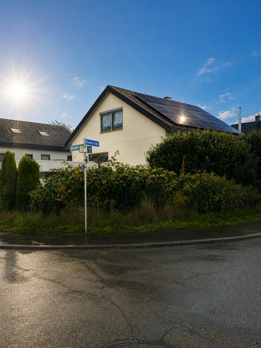 Wohnhaus von Daniel Rimpp in Horb mit eigener Photovoltaikanlage
